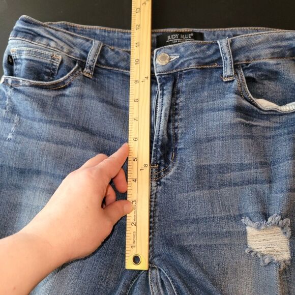 Judy Blue Priscilla Distressed Skinny Jeans 15 32 - Picture 6 of 11